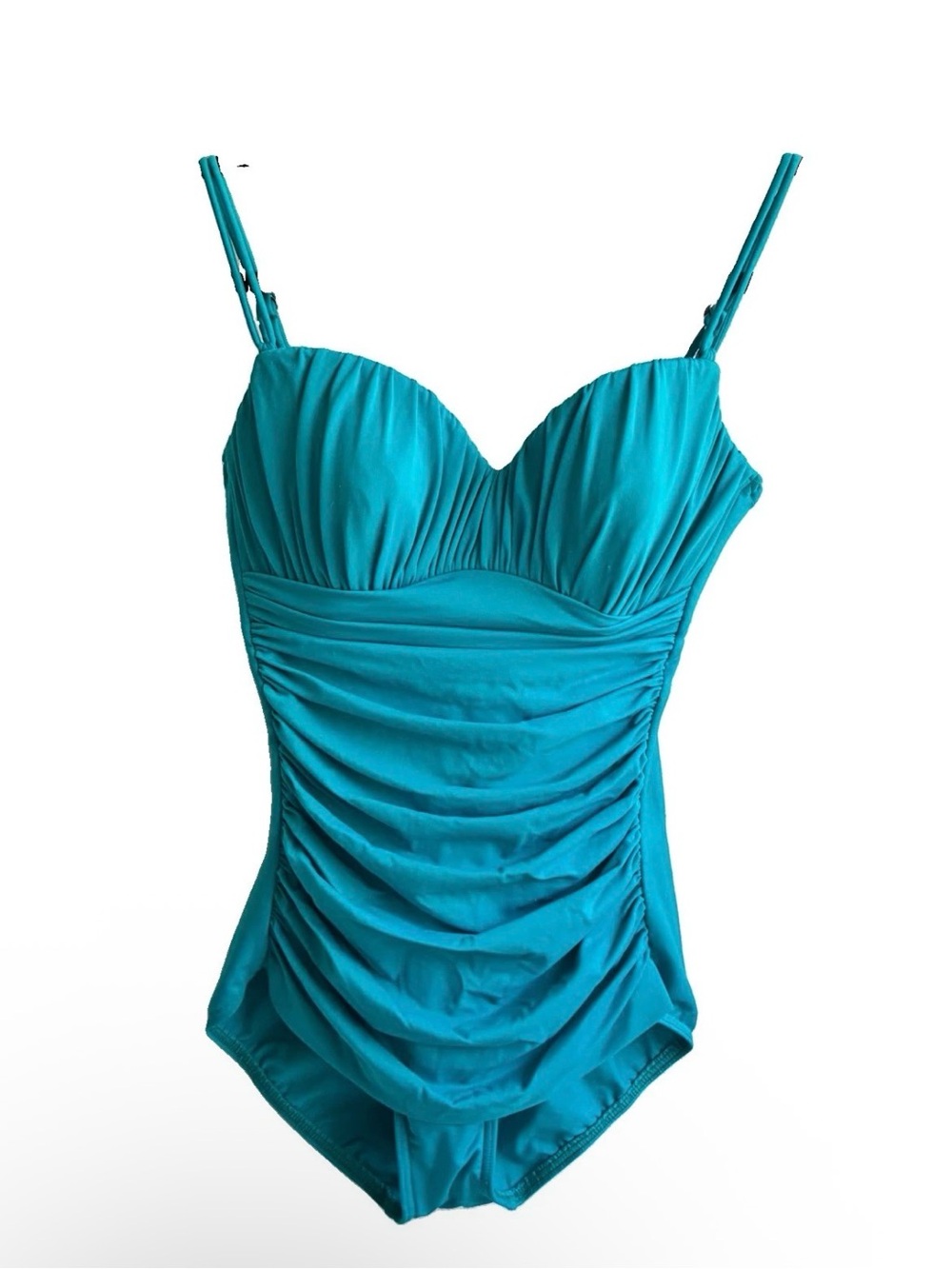 Magicsuit Teal Ruched One-Piece Swimsuit